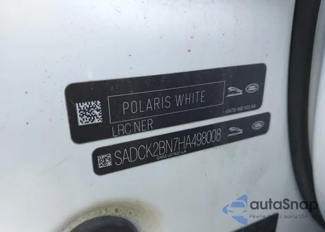 2017 Jaguar F-Pace 20D Prestige из США, поврежденный, VIN SADCK2BN7HA498008